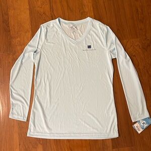 Women’s Intracoastal Waterway SPF Swim Shirt, Watercolor Florida